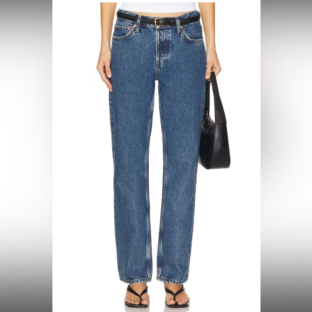Re/Done Originals The Standard Jeans In Blue Mere (27)